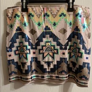 Sequin Skirt Size M - EXPRESS
